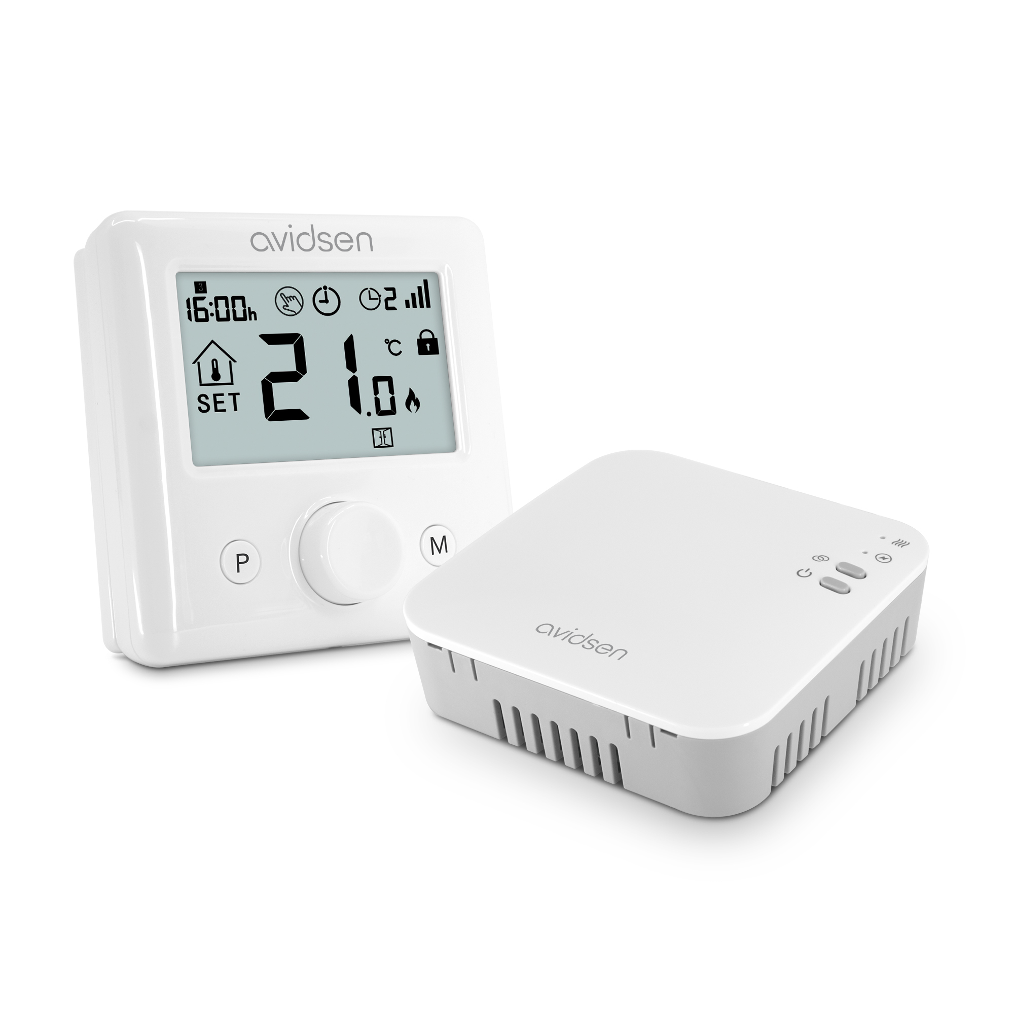 Avidsen HomeFlow WL : le thermostat sans fil connecté pour chaudières à  gaz, bois, fioul et pompe à chaleur non réversible 