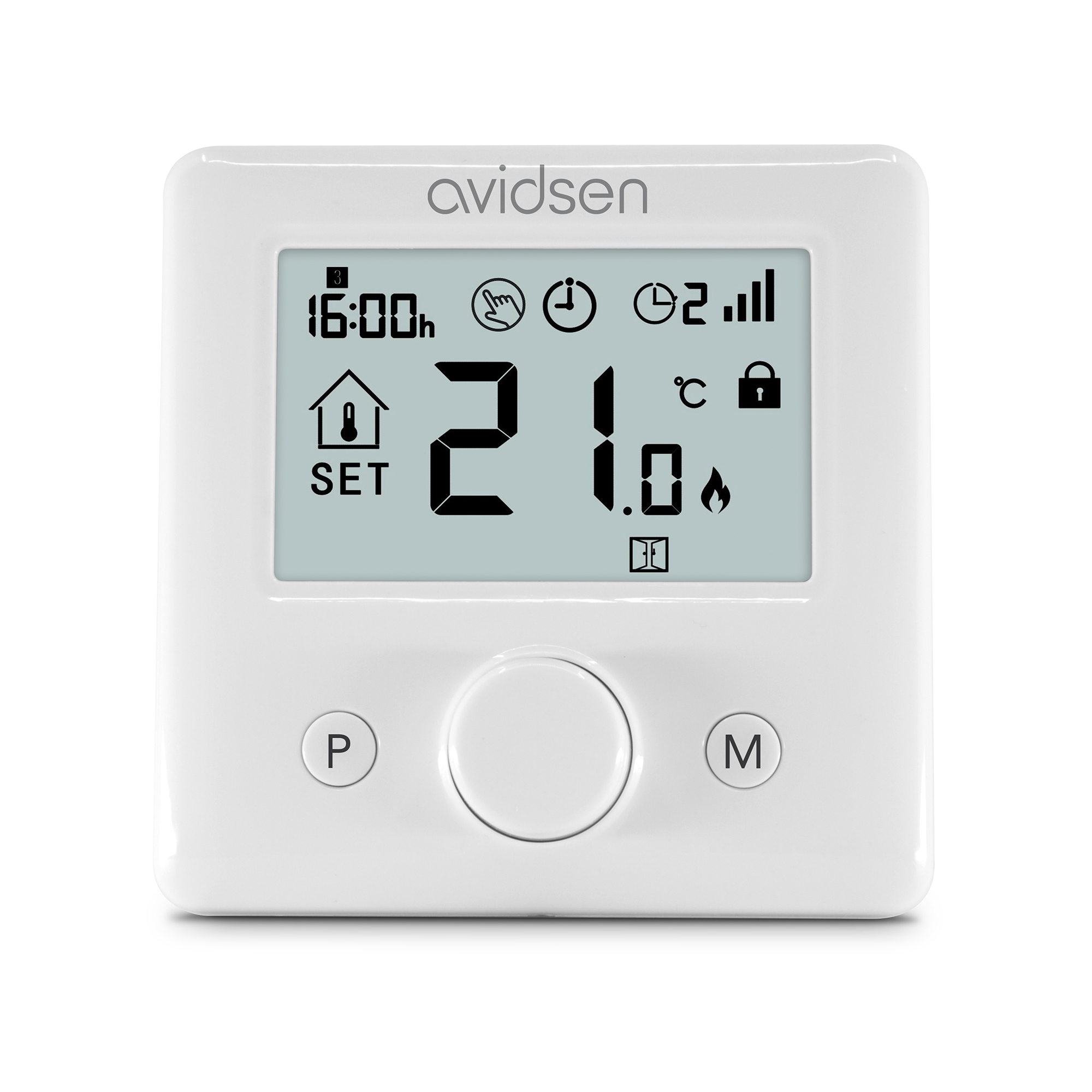 Avidsen HomeFlow WL : le thermostat sans fil connecté pour chaudières à  gaz, bois, fioul et pompe à chaleur non réversible 