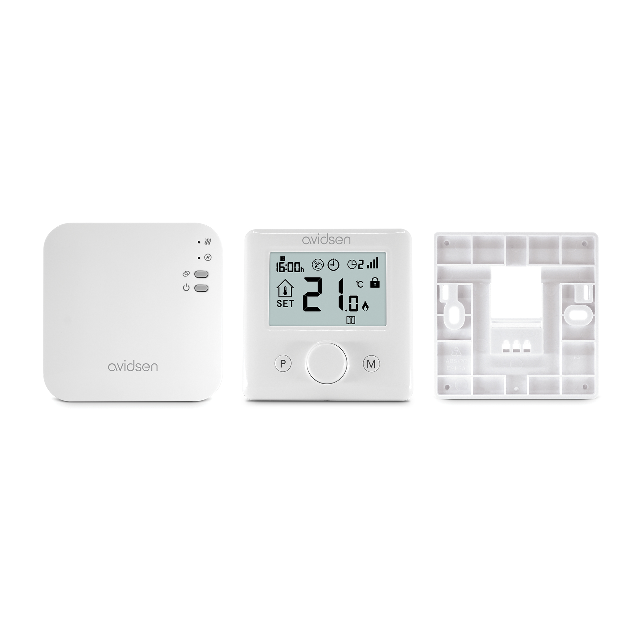 Avidsen HomeFlow WL : le thermostat sans fil connecté pour chaudières à gaz,  bois, fioul et pompe à chaleur non réversible 