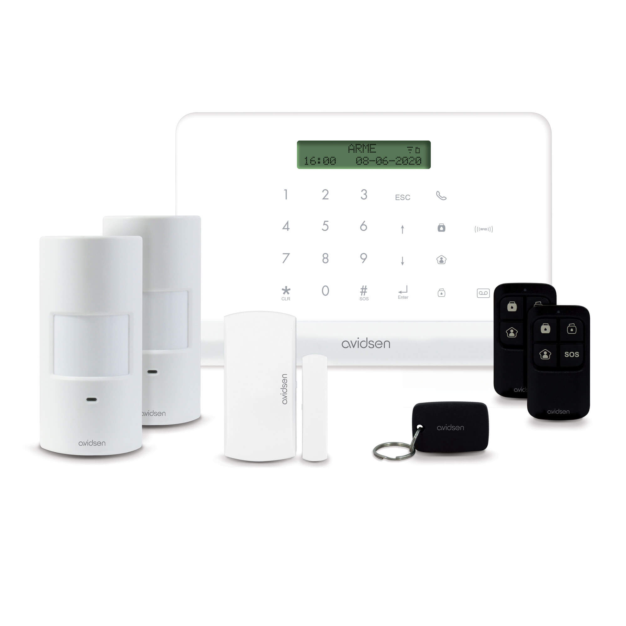 Kit alarme sans fil connectée HomeSecure pour votre maison T4/T5 