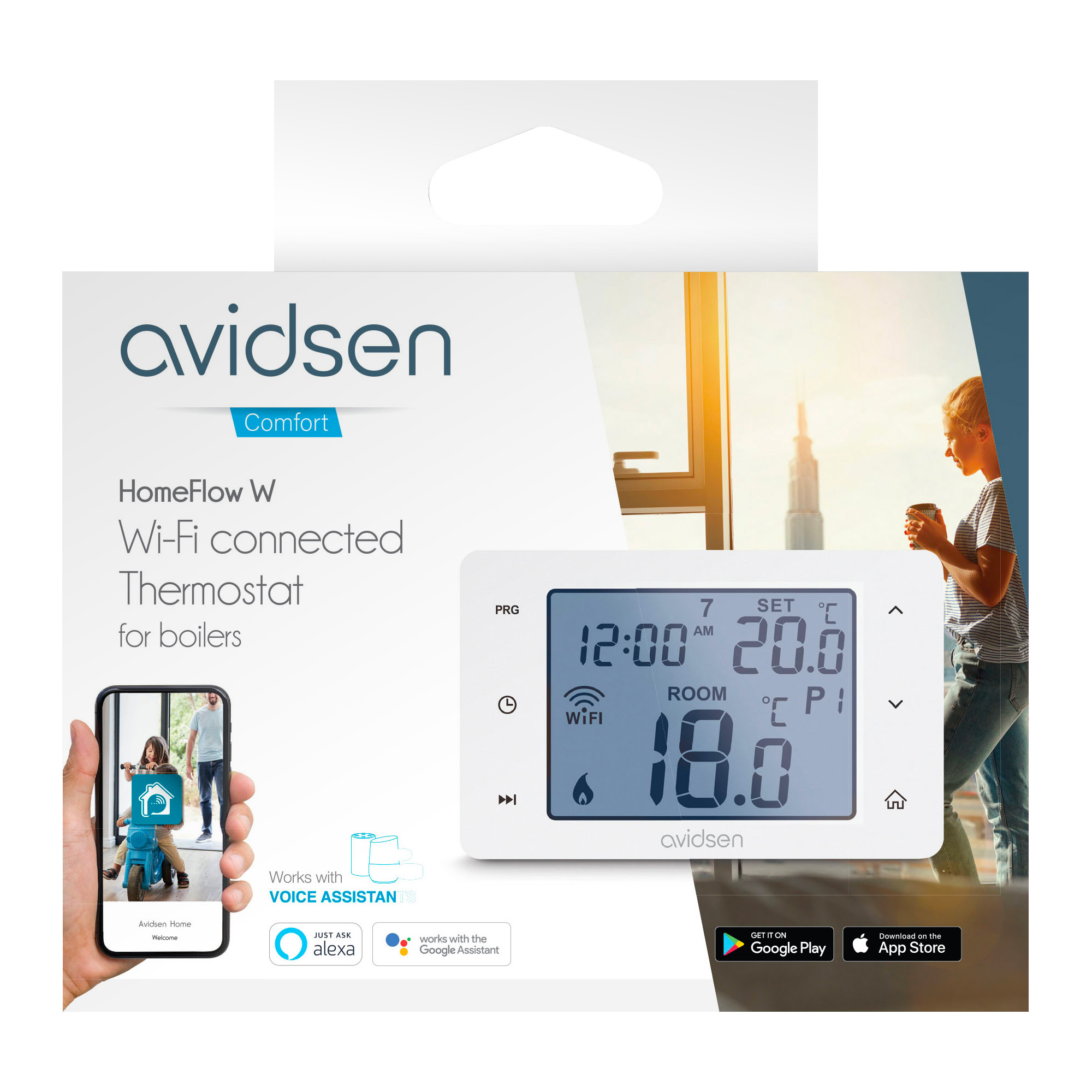 Avidsen HomeFlow thermostat d'ambiance sans fil