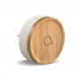 Carillon éco-conçue avec bouton sans fil sans pile face - Bamboo - Avidsen