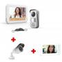 Visiophone Bambooview + caméra de surveillance + écran supplémentaire