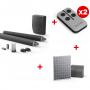 MOTORISATION À VÉRIN V300 POUR PORTAIL BATTANT + lot de 2 télécommandes + kit solaire