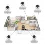 Plusieurs caméra IP connectées dans une maison