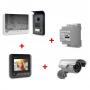 Kit 720306PREMIUM : Visiophone Extel Ice + 1 Caméra + 1 Rail Din + 1 écran supplémentaire (2 en tout)