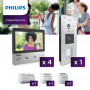 Interphone vidéo Philips pour 4 appartements