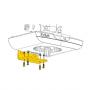 Moteur pour motorisation BORNEO fixation Equerres - 863406 - Extel