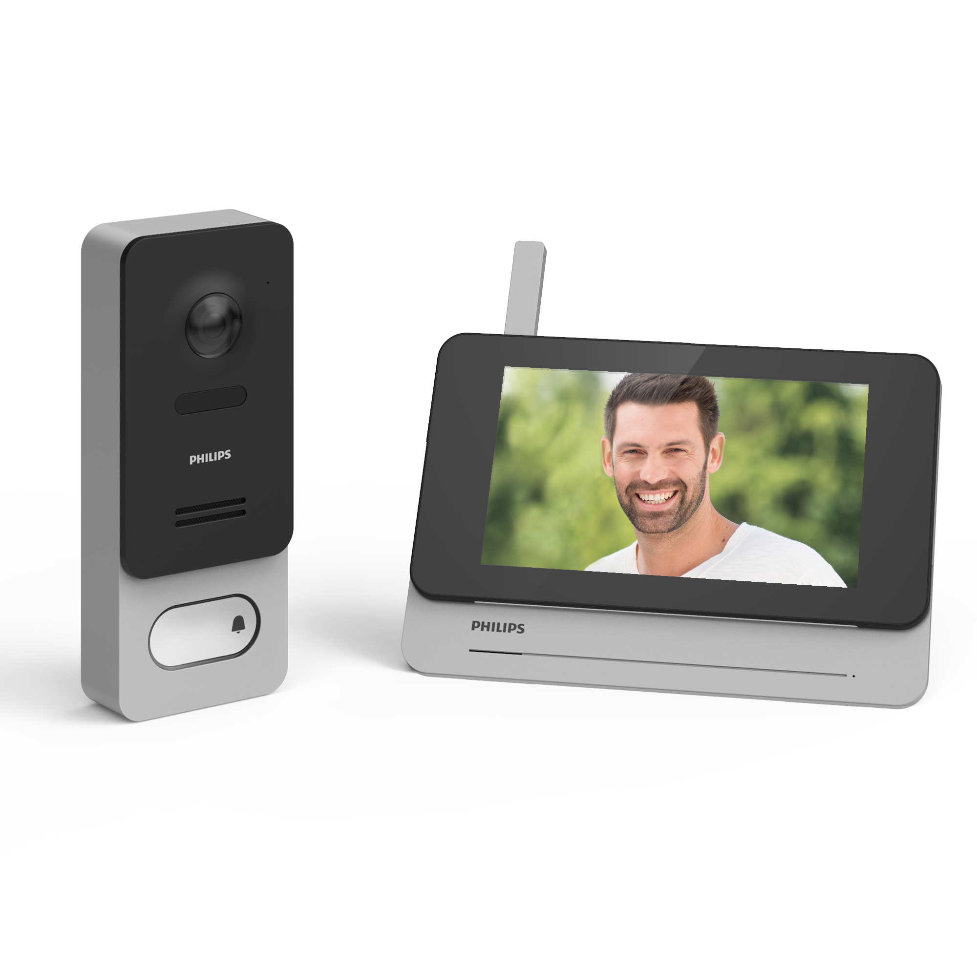 Sonnette vidéo connectée sans fil Welcome Eye Link - Philips