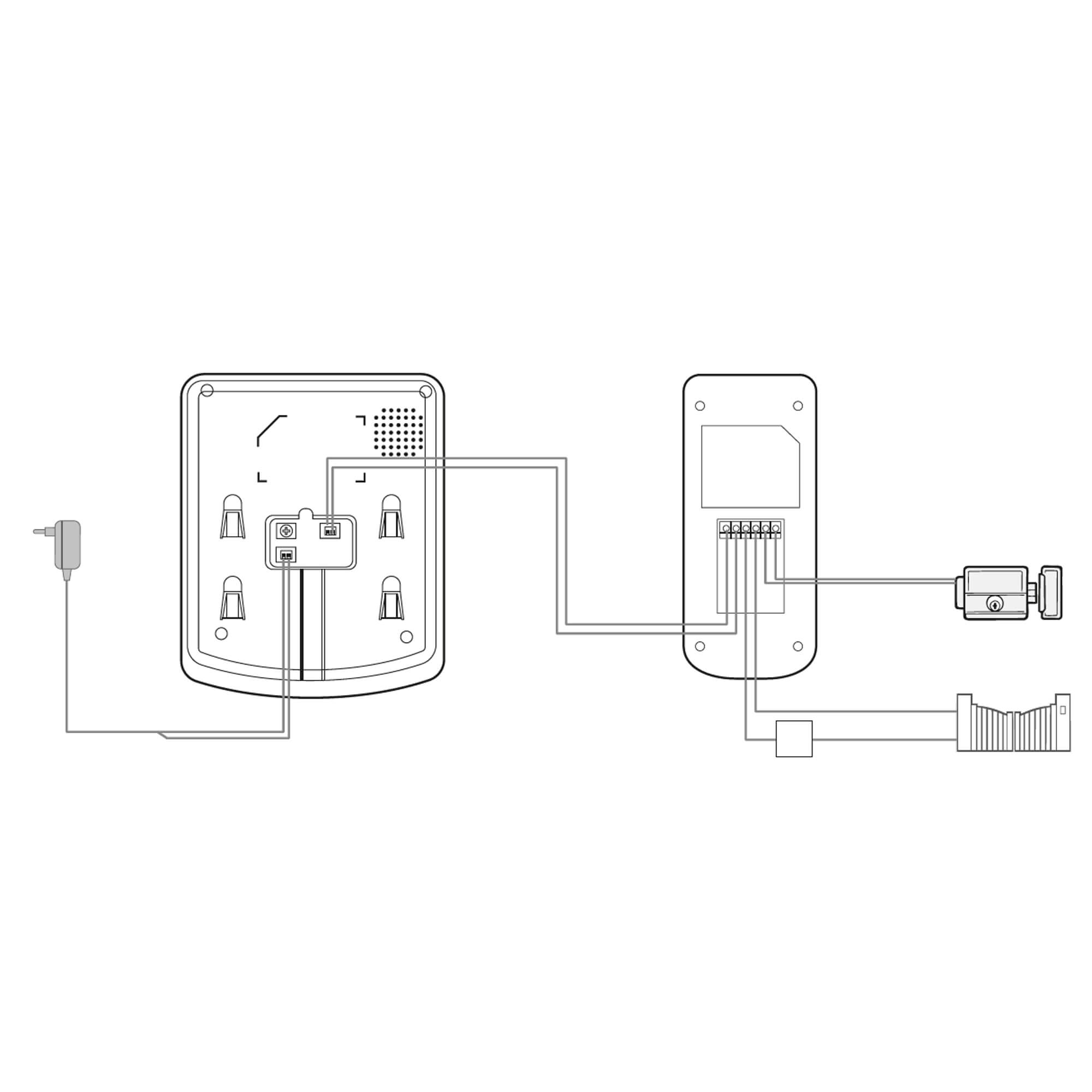 Interphone filaire : Carillon filaire