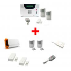 Kit alarme sans fil multi-zones reconditionné avec accessoires