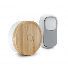 Carillon écologique bouton sans fil sans pile Bamboo