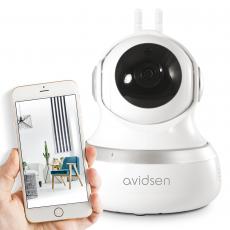 Caméra de surveillance motorisée intérieure IP Wifi 720 P - 360° - application Protect Home