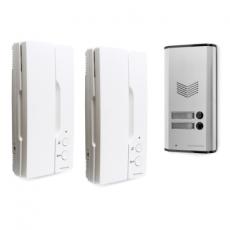 Kit interphone audio pour 2 logements