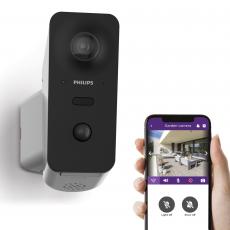 Caméra extérieure motorisée et connectée + autotracking - WelcomeEye View - Philips - 531050