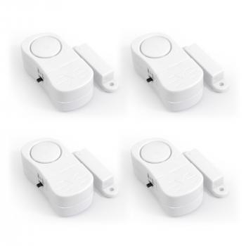 Pack de 4 mini alarmes pour porte/fenêtre