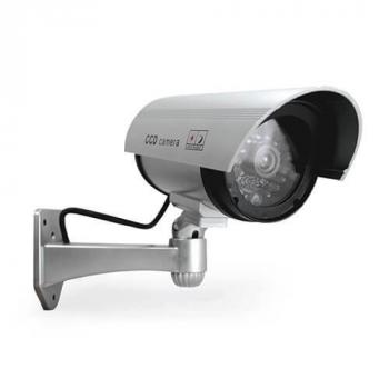Caméra de surveillance factice avec voyant lumineux