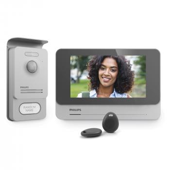 Interphone vidéo Philips Welcome Hive PRO pour 4 appartements - Visiophonie