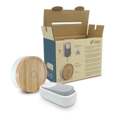 Packaging du carillon Bamboo qui va au bac de tri et kit complet