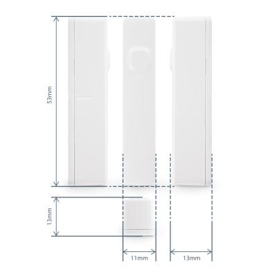 Dimension du capteur du détecteur d'ouverture wifi Avidsen