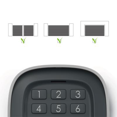 Clavier à code pour porte de garage, portail battant et coulisant