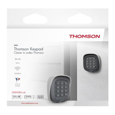 Vue de face du clavier à code Thomson