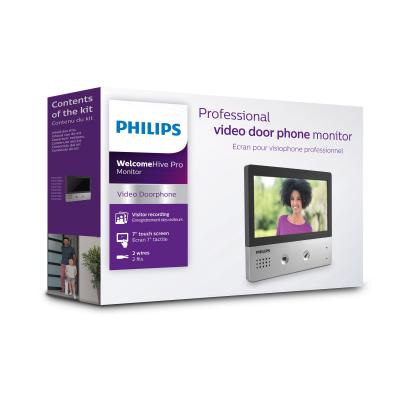 Packaging de l'écran des interphone pro Philips WelcomeHive