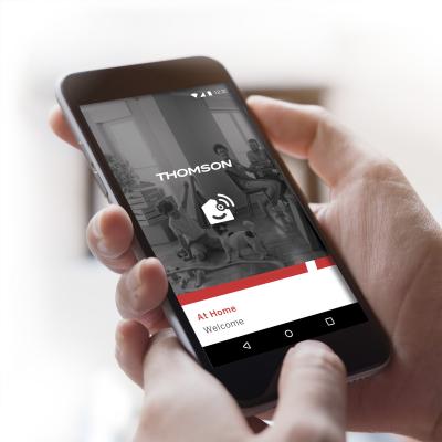 L'application Thomson installée sur un smartphone