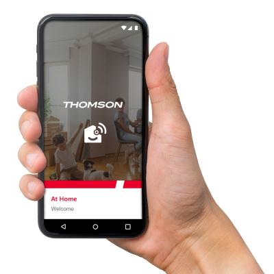 application thomson at-home sur un téléphone