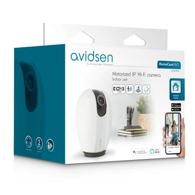 Carton packaging de la caméra IP motorisée Avidsen Home