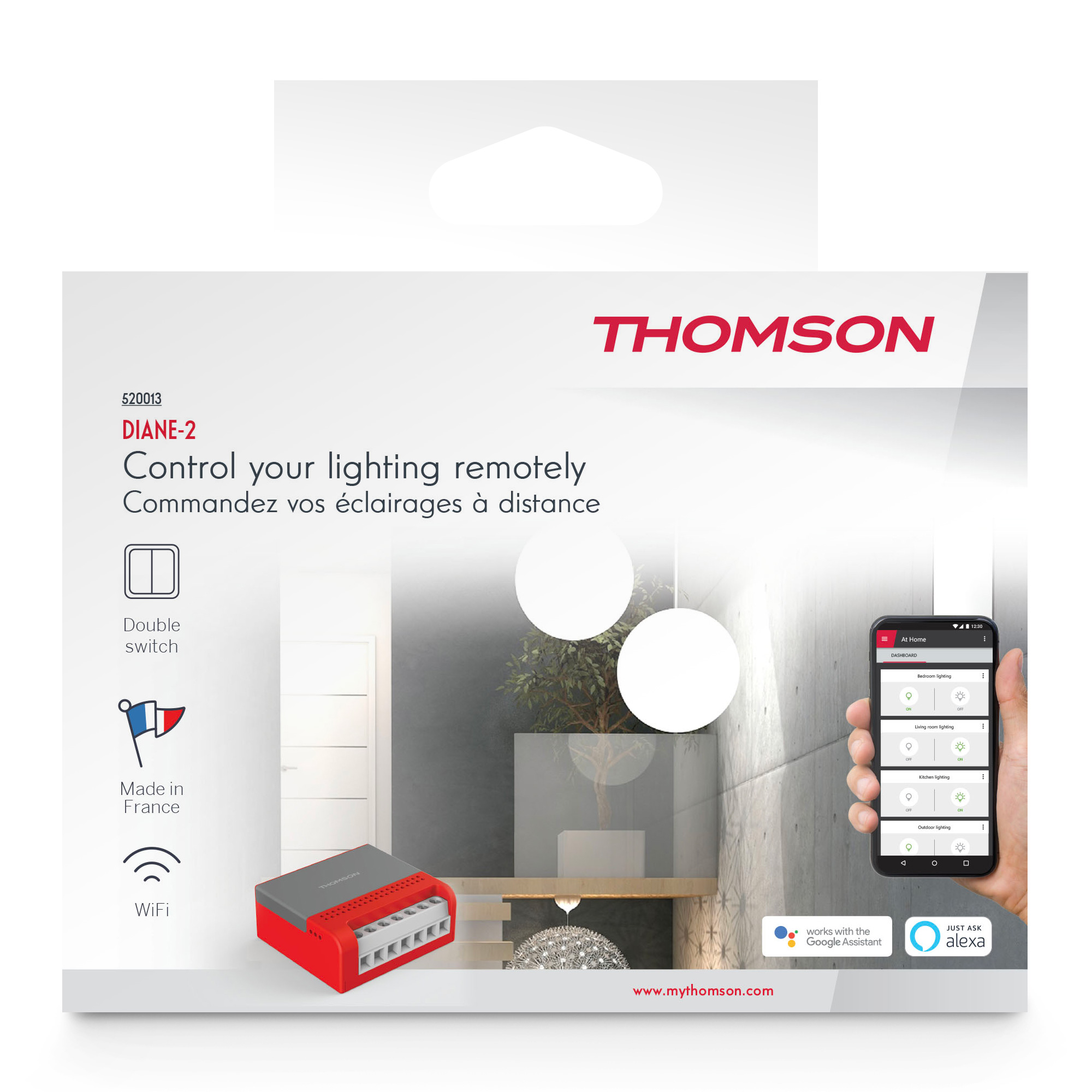 Module de chauffage (Thermostat) Wifi pour radiateur électrique ON/OFF -  CALI-ON 