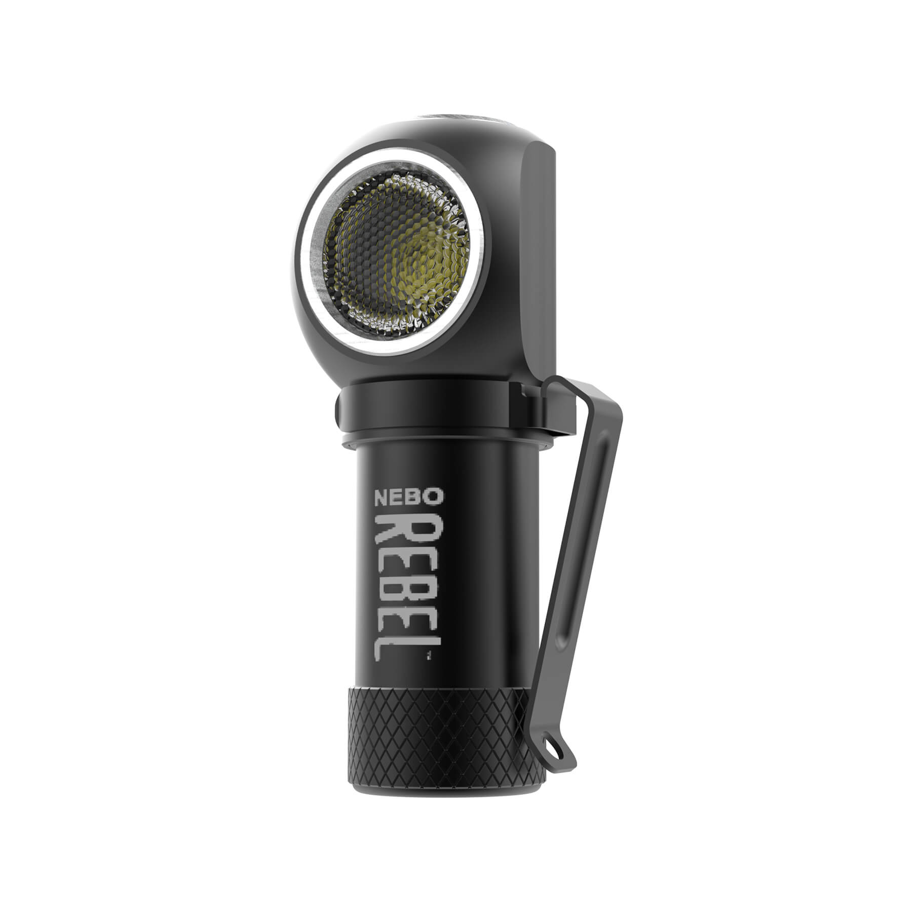 LIGHTHOUSE: Bonnet avec lampe frontale LED rechargeable. Bianconero