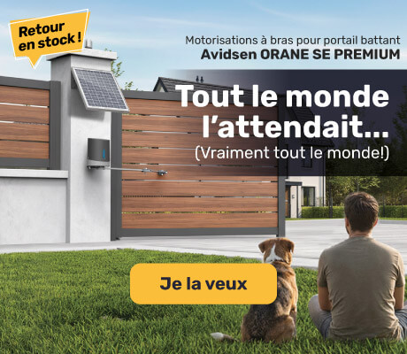 Motorisation solaire - exclusivité Maisonic de retour en stock