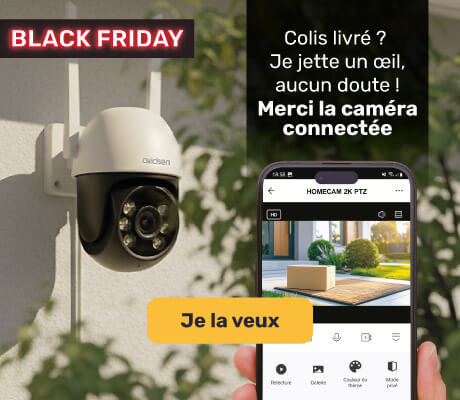 Black Friday : offre sur la caméra connectée pour extérieur