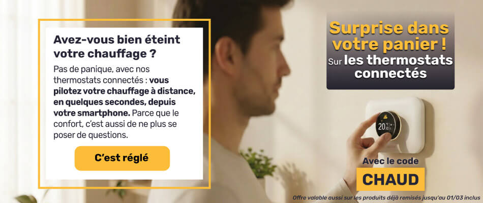 Surprise sur les thermostats connect&eacute;s avec le code CHAUD