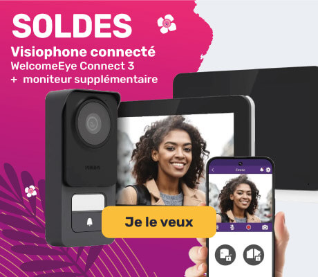 Pack visiophone connect&eacute; 3K + &eacute;cran suppl&eacute;mentaire en SOLDES