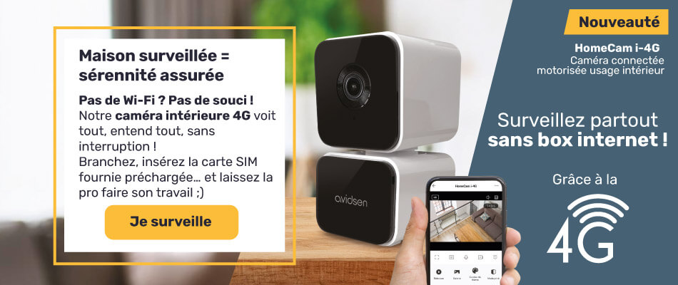 Découvrez la nouvelle caméra 4G : surveillez partout sans box internet