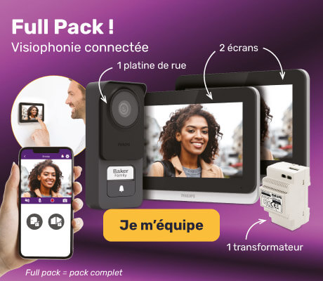 Pack premium Philips : Visio connecté + 2eme écran + transformateur