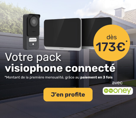 Votre pack visiophone connect&eacute; &agrave; partir de 173&euro; avec le paiement en 3x gr&acirc;ce &agrave; Oney