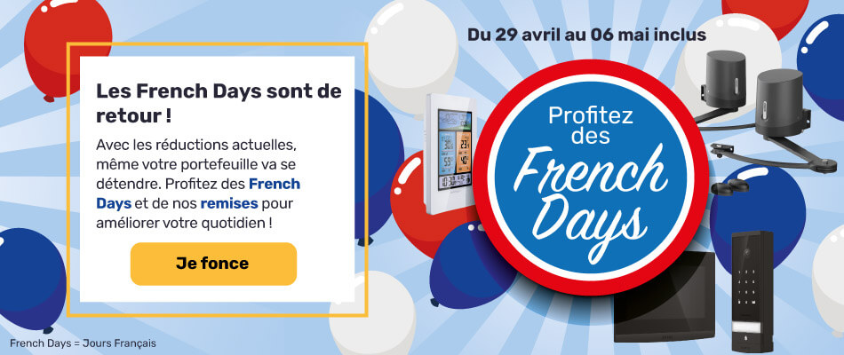 French Days : Profitez de nos remises sur une s&eacute;lection de produits
