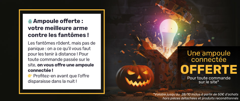 Halloween : Une ampoule connectée offerte