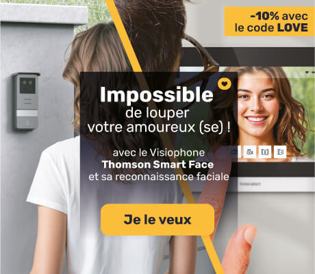 Remise visiophone filaire reconnaissance faciale