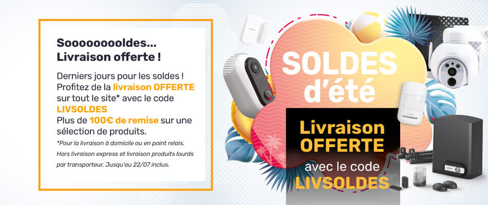 Livraison OFFERTE avec le code LIVSOLDES