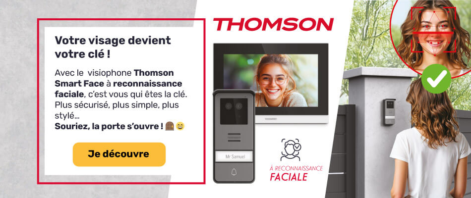 Visiophone Thomson Smart Face : reconnaissance faciale