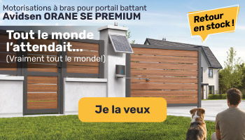 Motorisation solaire - exclusivité Maisonic de retour en stock