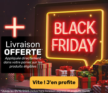 Black Friday : livraison gratuite !