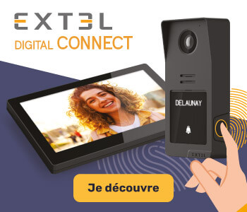 Découvrez le visiophone Extel Digital Connect - ouverture avec votre empreinte digitale