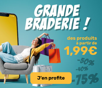 Braderie de l'été : produits à partir de 1,99€