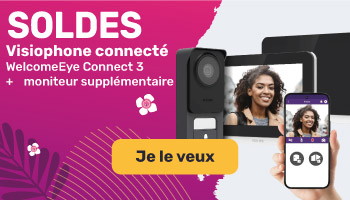 Pack visiophone connect&eacute; 3K + &eacute;cran suppl&eacute;mentaire en SOLDES