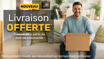 Profitez de la livraison gratuite &agrave; domicile &agrave; partir de 60&euro; d'achat
